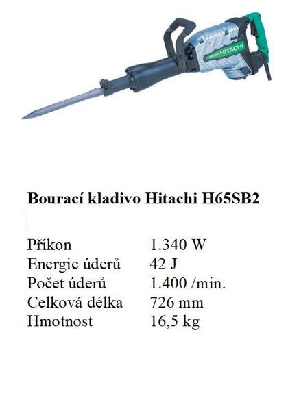 Kladivo Hitachi H65SB2