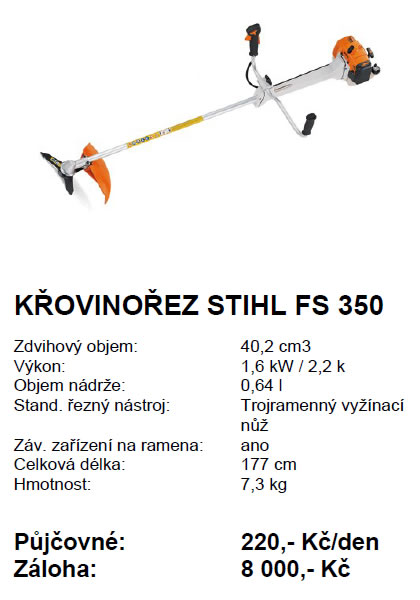 Kovinoez STIHL FS 350