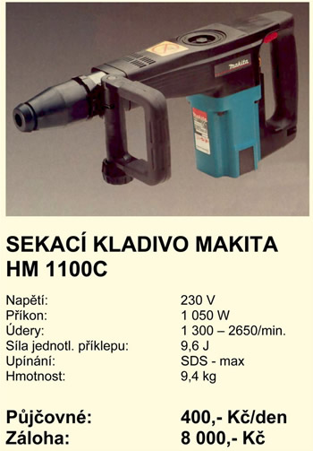 Sekac kladivo MAKITA HM 1100C